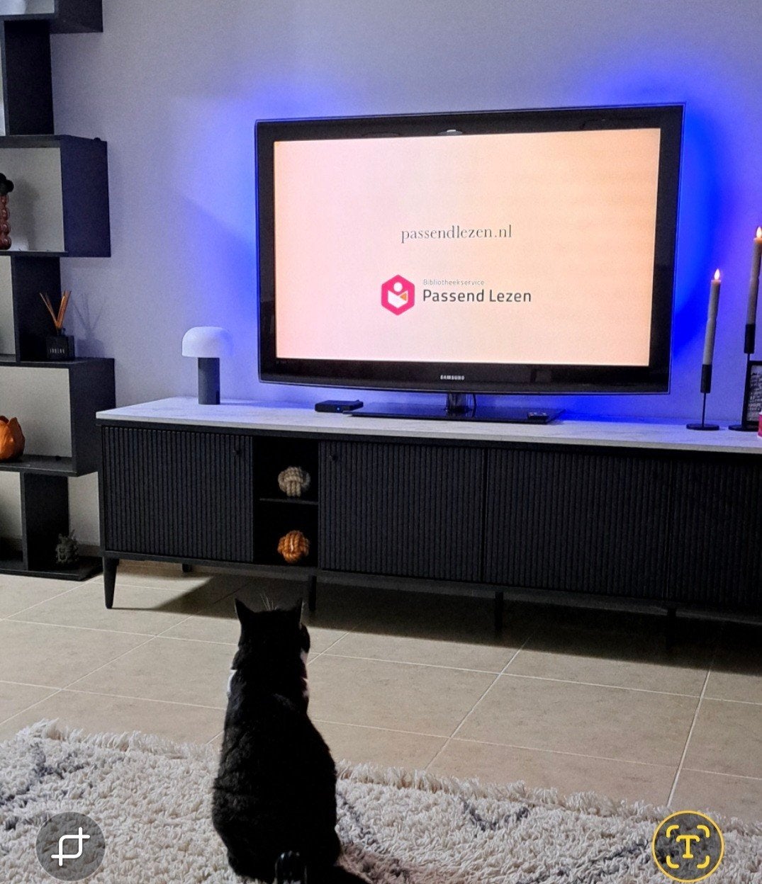 Samsung LE46B550A5P 46 inch Full HD LCD TV  afstandsbedien, Ophalen, Gebruikt, LCD, Samsung