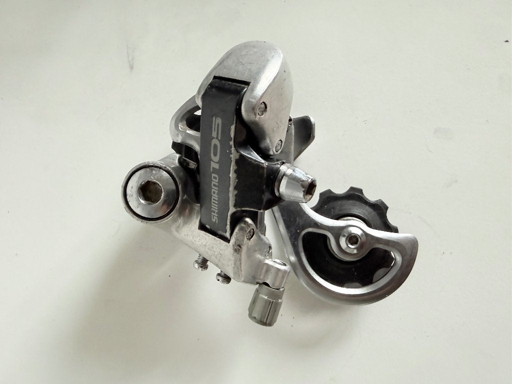 Shimano 105 1050 6-speed groep, Gebruikt, Ophalen of Verzenden, Derailleur of Ketting, Aluminium