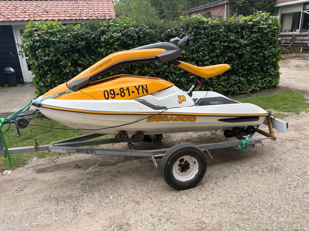 Waterscooter, Watersport en Boten, Ophalen, Zo goed als nieuw, Benzine, 70 tot 120 pk