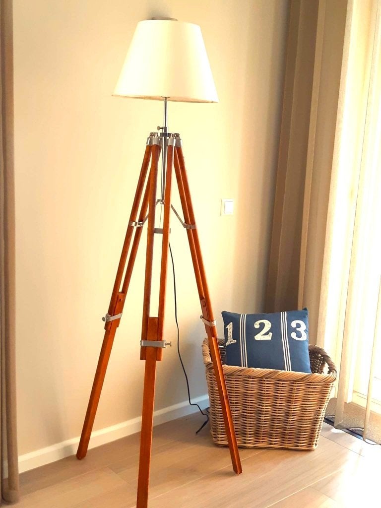 Drie poot vloerlamp van Riviera Maison, Ophalen, E27 (groot), Zo goed als nieuw, Tijdloos