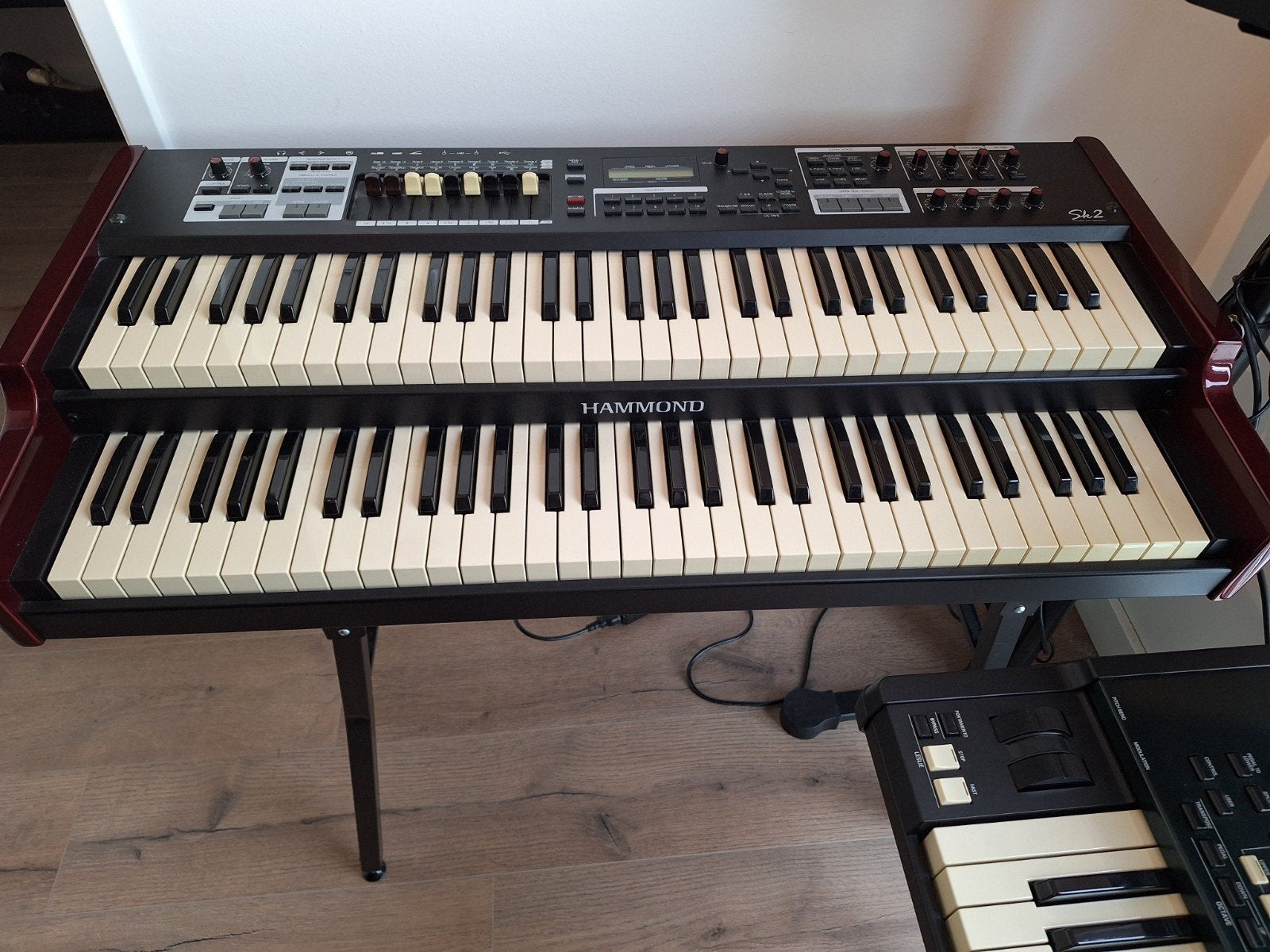 HAMOND SK2 INCL Case + halfmoon schakelaar, Muziek en Instrumenten, Orgels, Zo goed als nieuw, Orgel, 2 klavieren, Ophalen of Verzenden