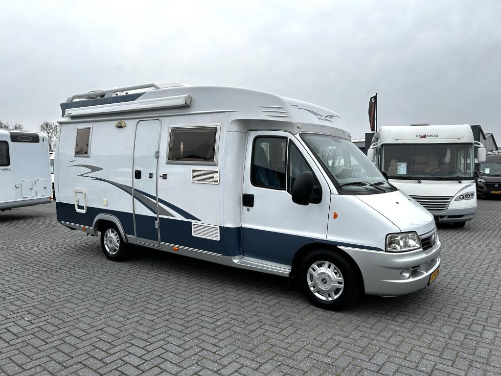 Hobby 600 Fransbed/Airco/6.20m/2004/128pk/topstaat, Fiat, Hobby, Bedrijf, 6 tot 7 meter