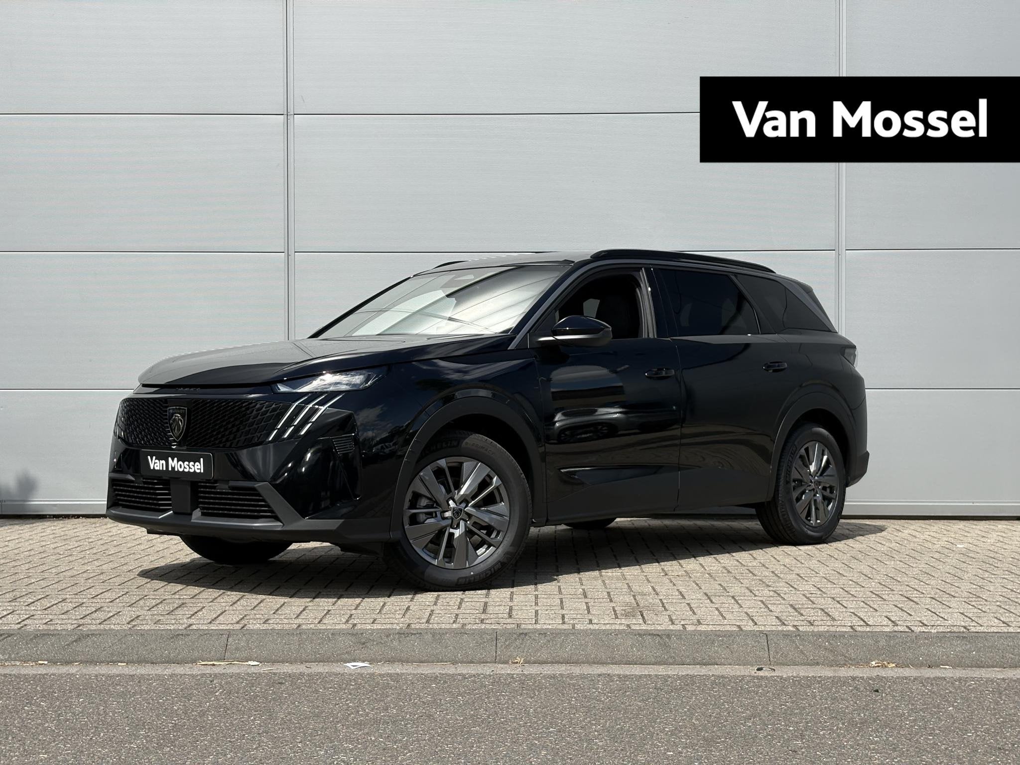 Peugeot 5008 1.2 Hybrid 145 Allure 7p | Stoelverwarming | Ca, Auto's, Peugeot, 1199 cc, Zwart, Origineel Nederlands, Hybride Elektrisch/Benzine