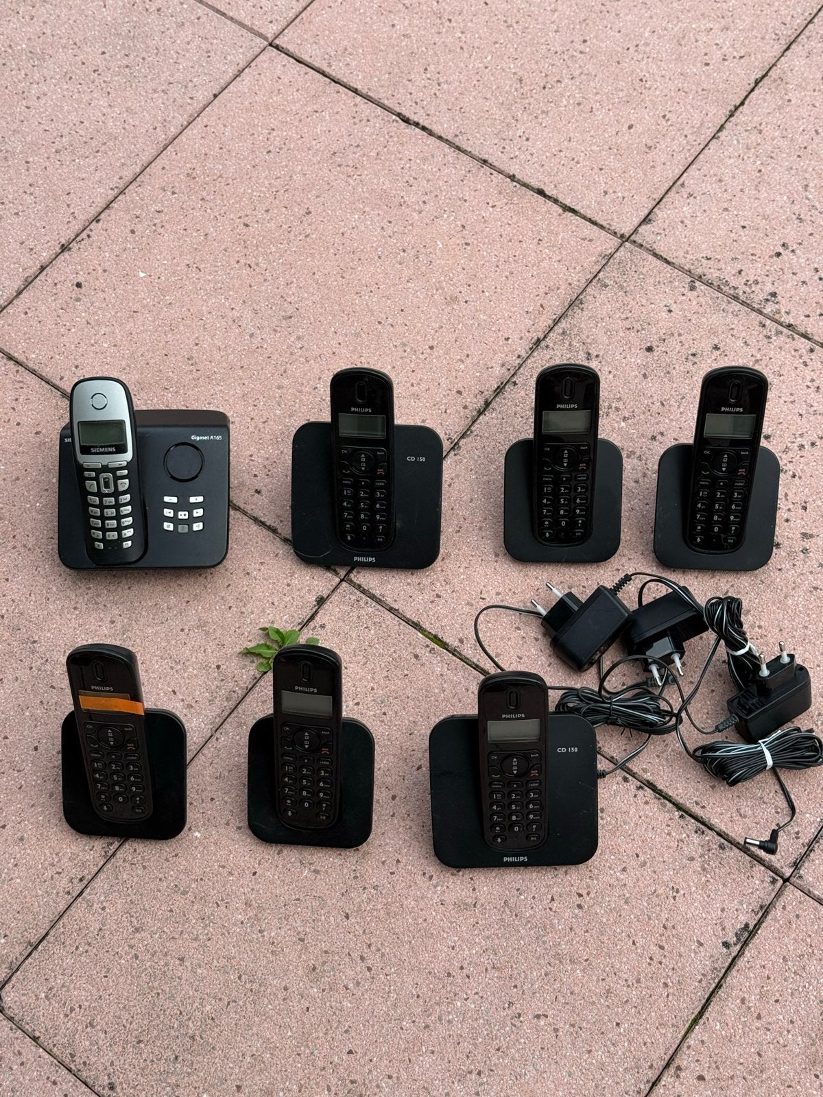 Partij telefoons: Siemens Gigaset en Philips, Ophalen, Gebruikt, 4 handsets of meer
