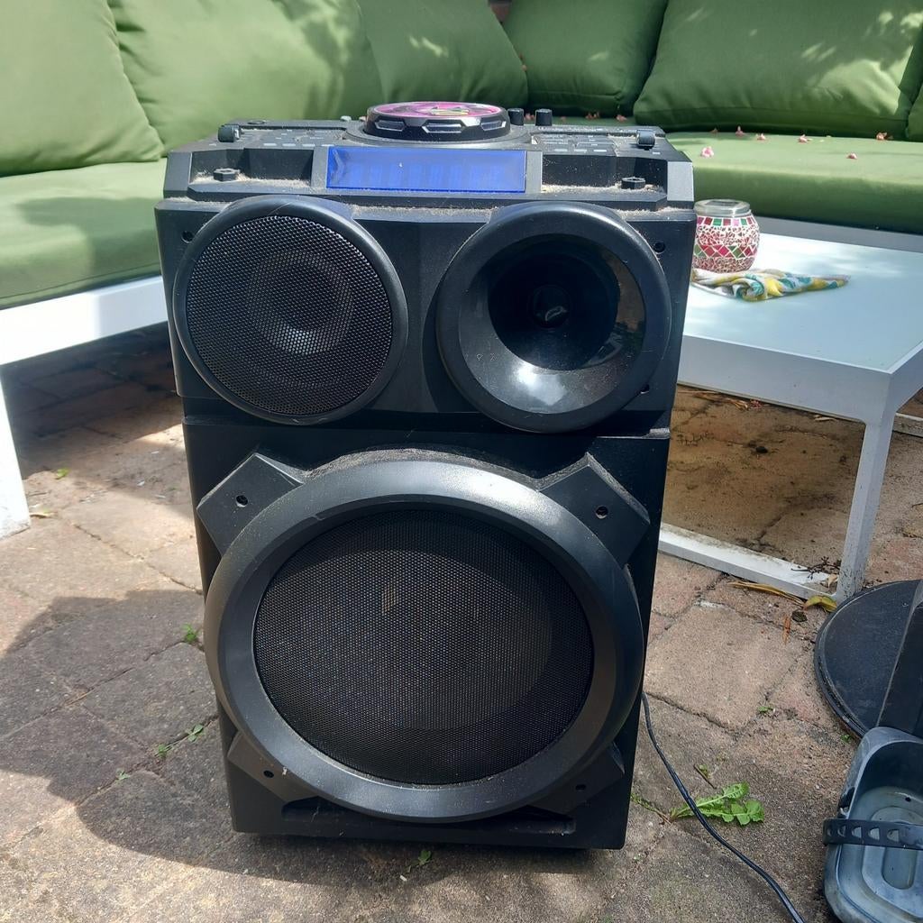 Wooky Monkey Draagbare Muziekinstallatie met Speakers, Ophalen, Gebruikt, Speakers, Overige merken