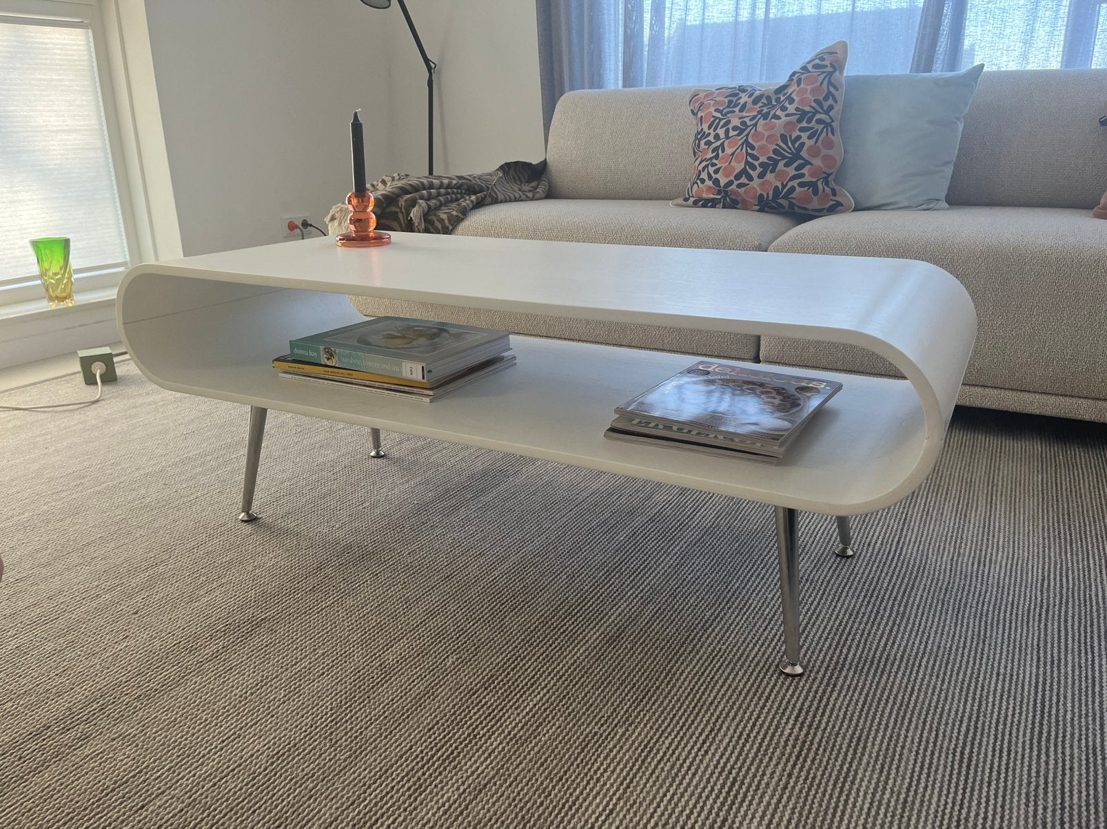 Salontafel, 100 tot 150 cm, 50 tot 100 cm, Zo goed als nieuw, Rechthoekig