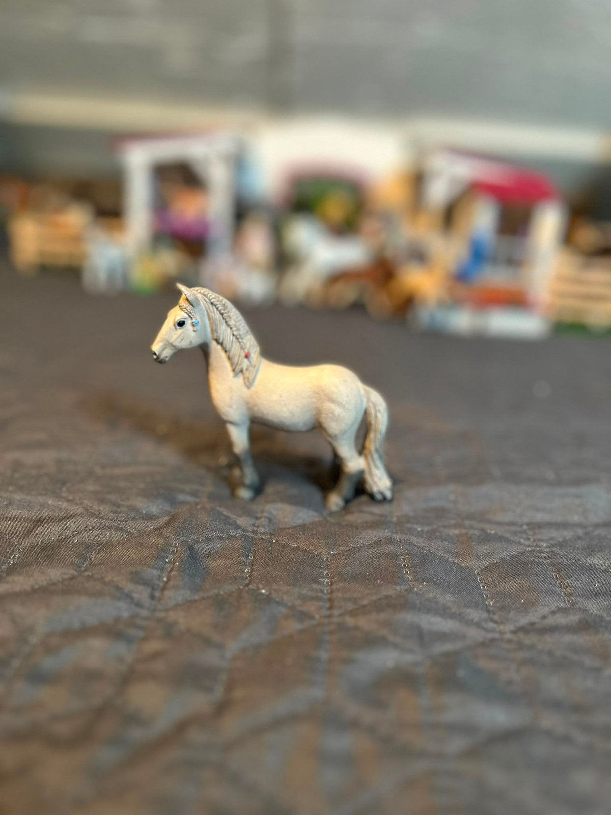 Sleigh paard, Ophalen of Verzenden, Gebruikt, Paard, Beeldje of Figuurtje