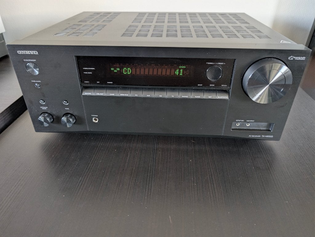 Onkyo TX-NR656 AV Receiver met AB, Ophalen, Zo goed als nieuw, 120 watt of meer, Onkyo