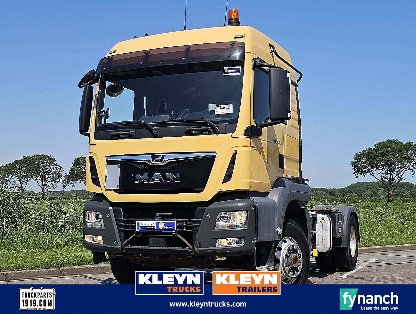 M.A.N. 18.430 TGS 4x4, kipphydraulik, Auto's, 430 pk, Euro 6, MAN, Geel