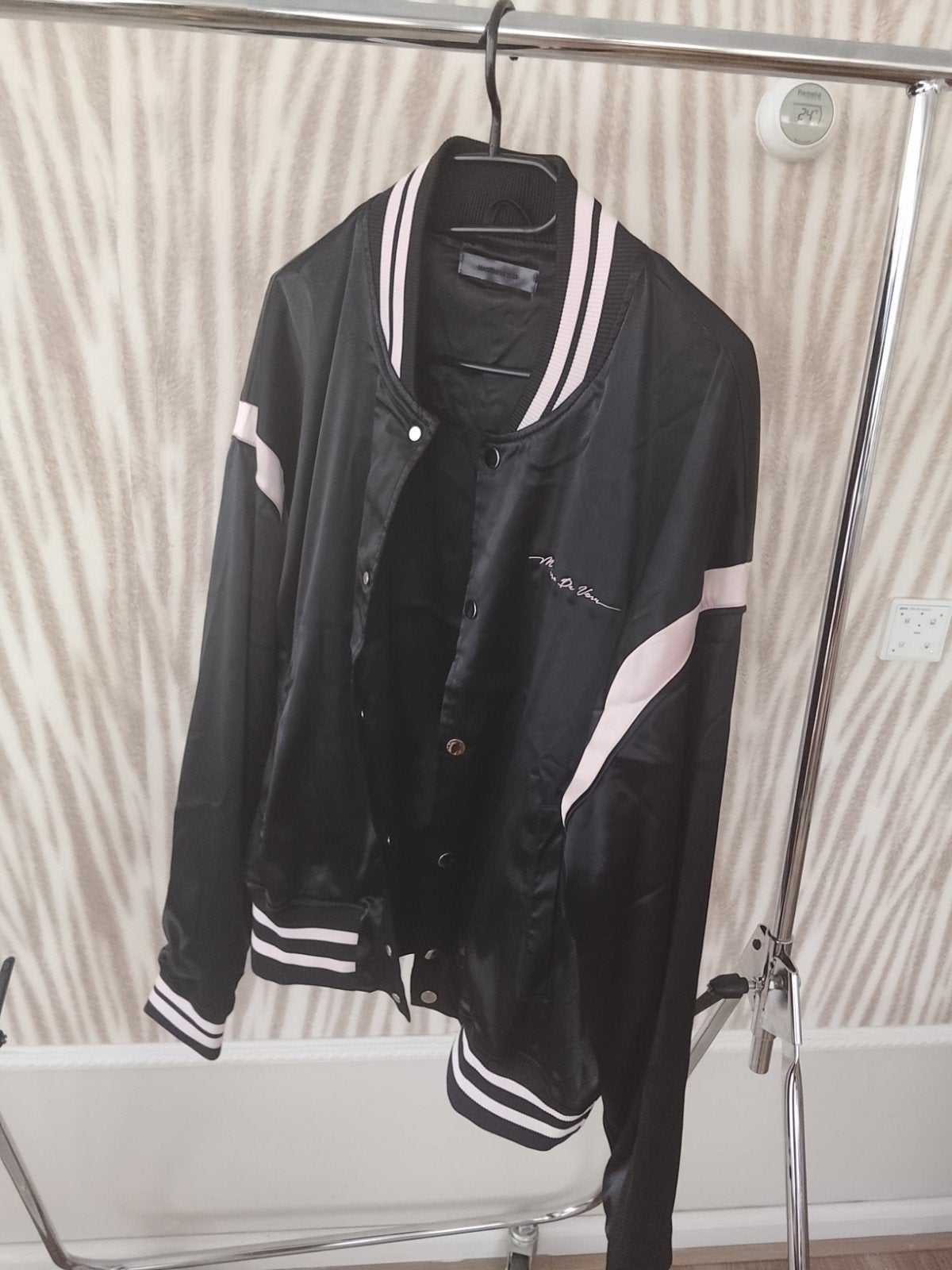 Oversized Baseball Jas Maniere De Voir Maat M, Ophalen of Verzenden, Nieuw, Zwart