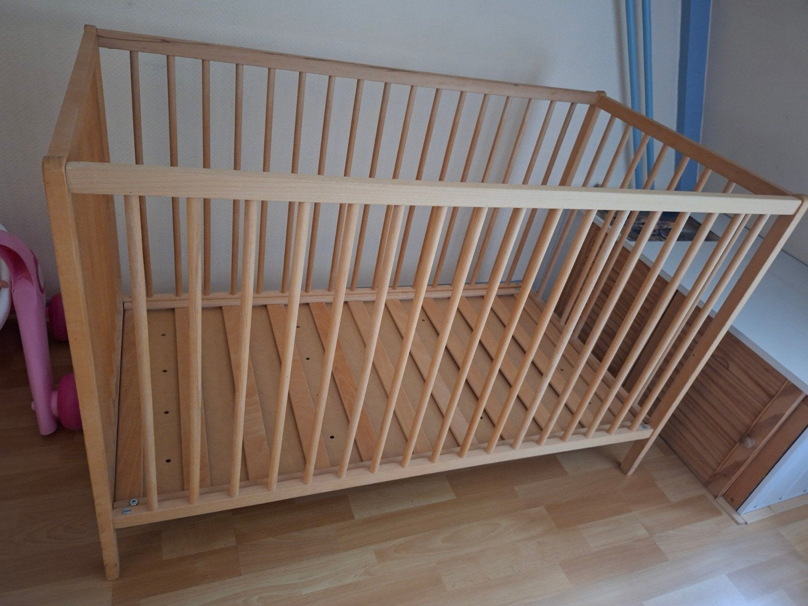 Fijn ledikant van Ikea 60x120 cm., Ophalen, Zo goed als nieuw, Ledikant
