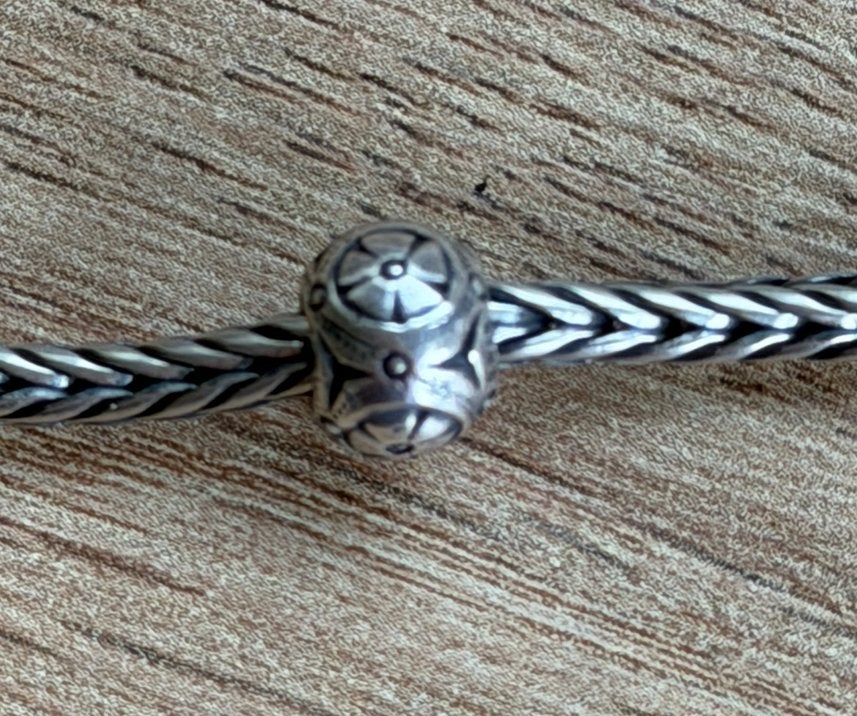 Trollbeads zilveren kraal, Nieuw, Ophalen of Verzenden, Trollbeads, 1 bedel