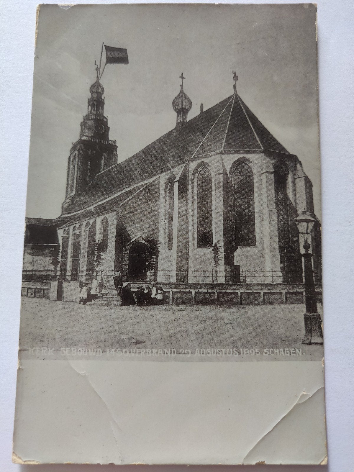 X2833 Schagen 1907 naar Graft, Ophalen of Verzenden, Voor 1920, Noord-Holland