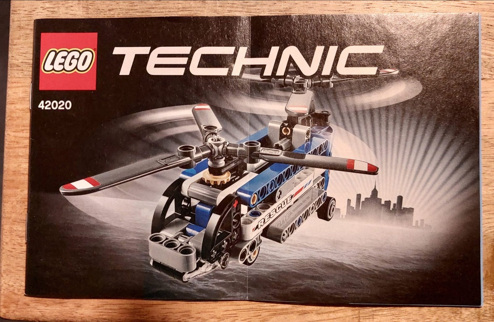 LEGO Technic Helikopter 42020 - Complete set met instructies, Lego, Ophalen of Verzenden, Zo goed als nieuw, Complete set