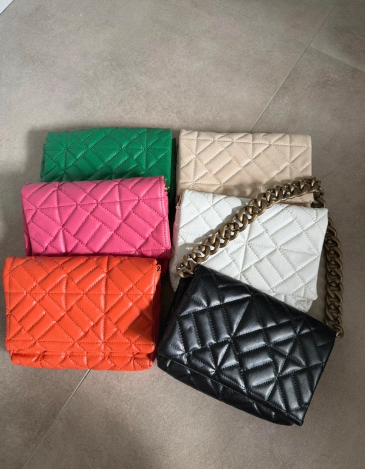 Stijlvolle gewatteerde schoudertasjes in diverse kleuren, Sieraden, Tassen en Uiterlijk, Ophalen of Verzenden, Nieuw, Overige kleuren