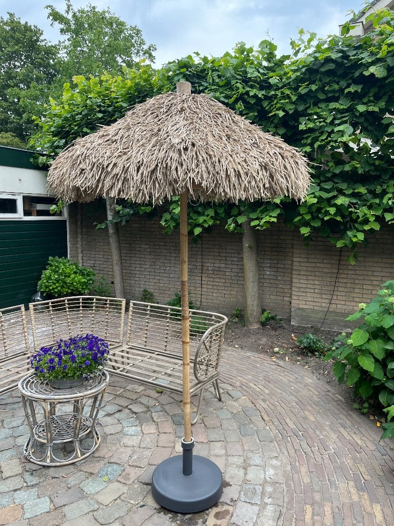 Parasol Ibiza/Boho zeer fraai exemplaar, Ophalen, Nieuw, 1 tot 2 meter, Stokparasol