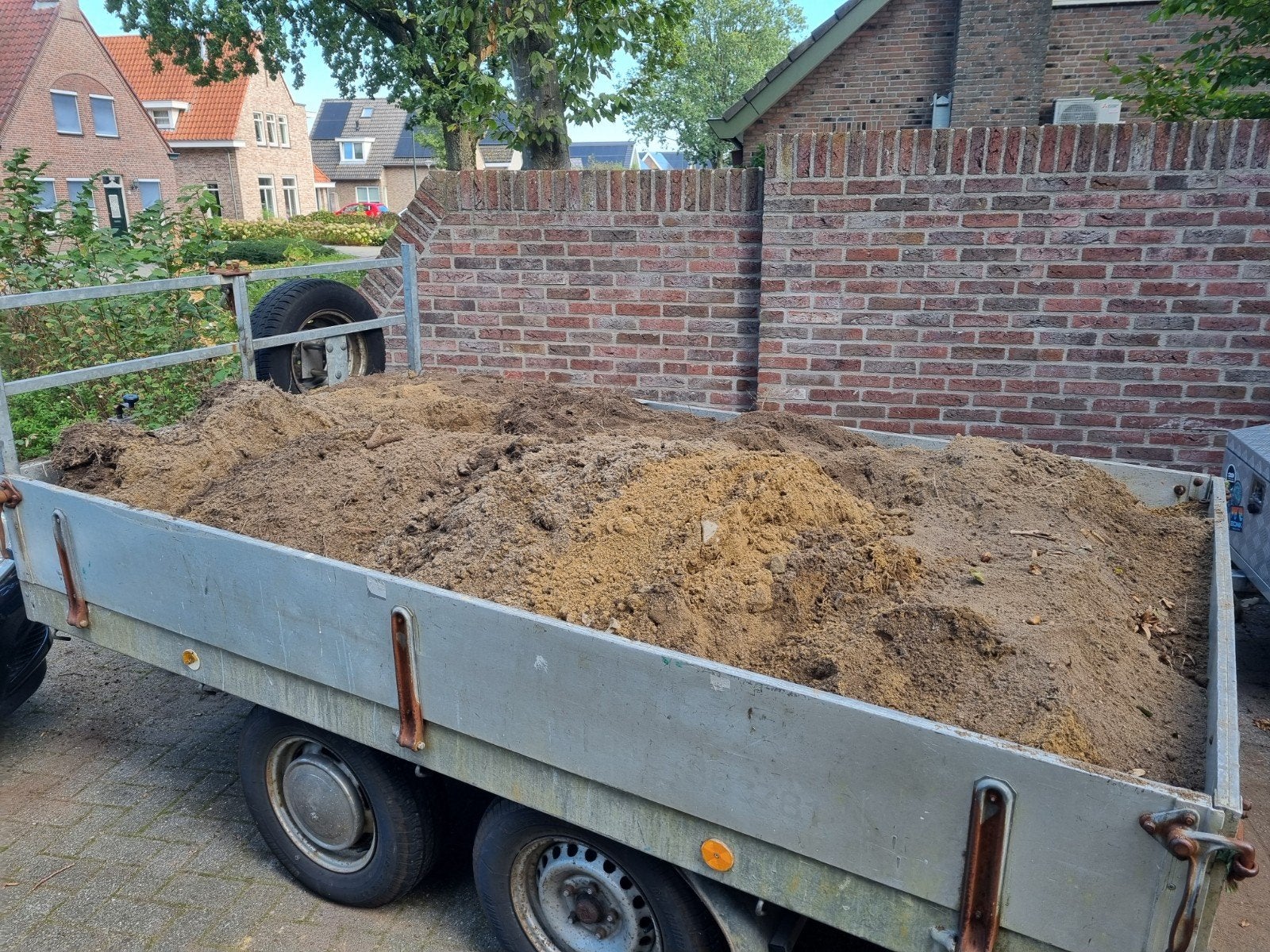 zand, Ophalen, Tuinaarde