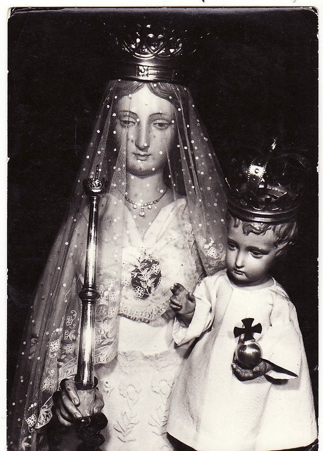 Oud Valkenburg Monumentaal kerkje Mariabeeld ' 1966., Ophalen, 1940 tot 1960, Ongelopen, Limburg