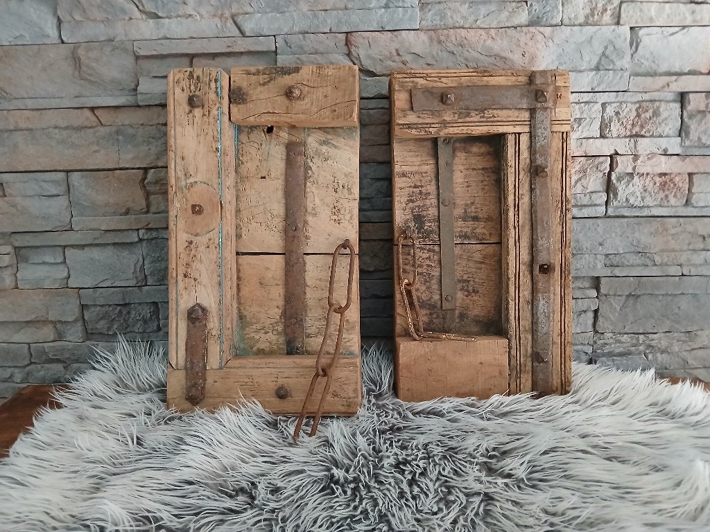 Sobere decoratie luiken, Ophalen, Gebruikt