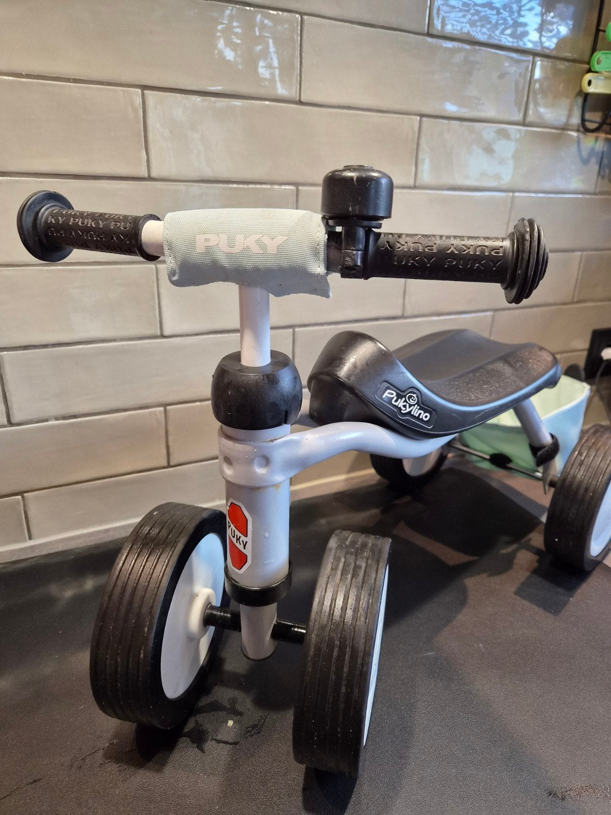 pukylino loopfiets, Ophalen