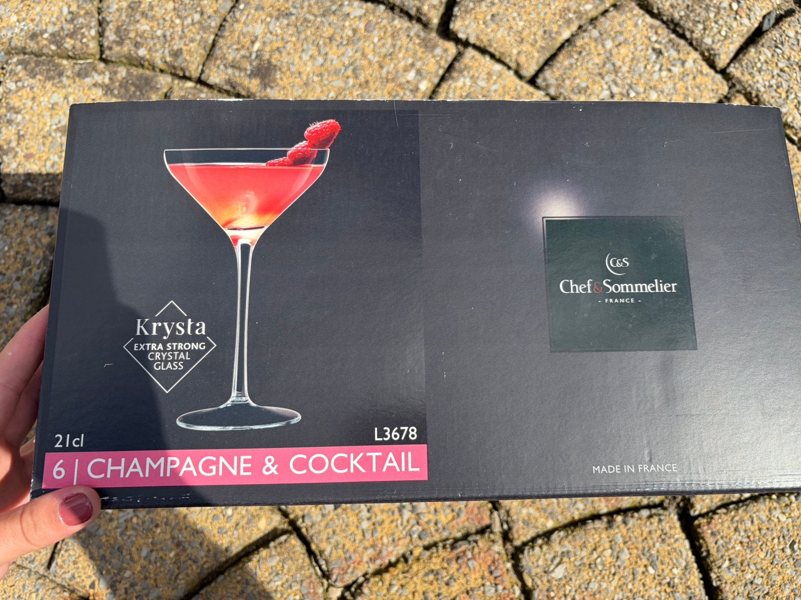 Champagne en/of cocktail glazen, Ophalen, Nieuw