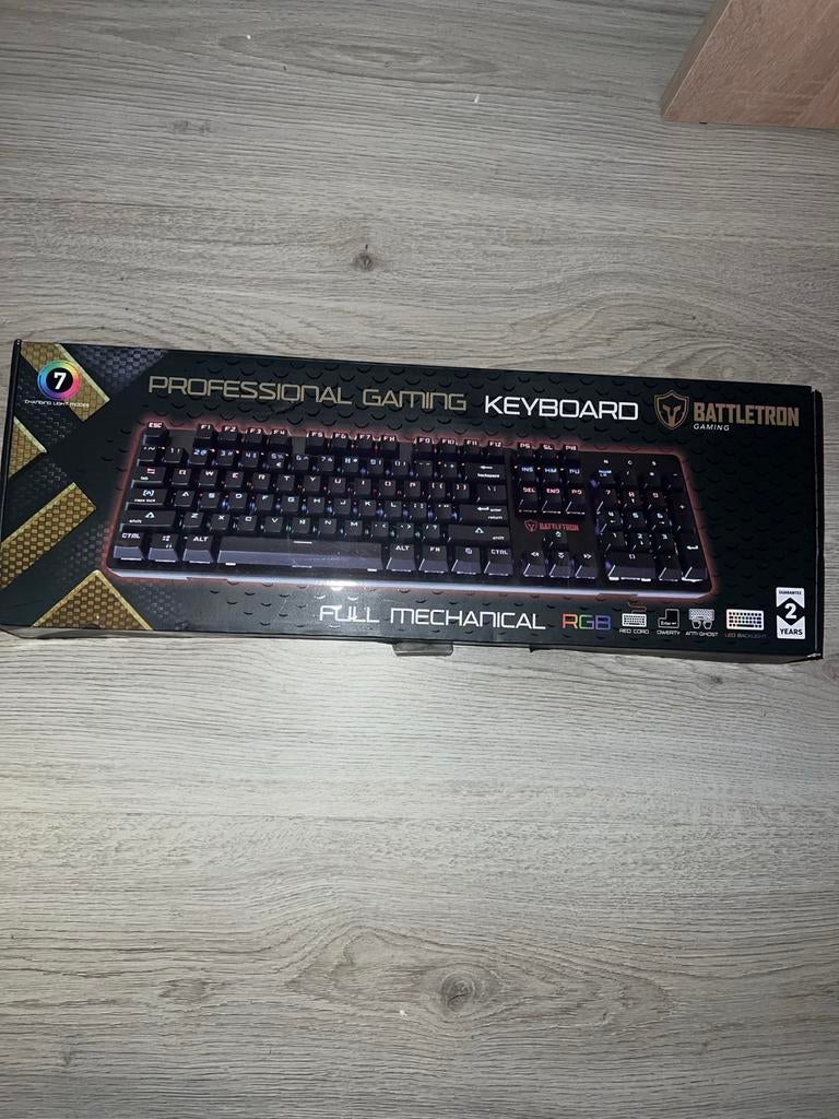 Gaming Toetsenbord - Battletron, Ophalen, Gaming toetsenbord, Nieuw, Qwerty