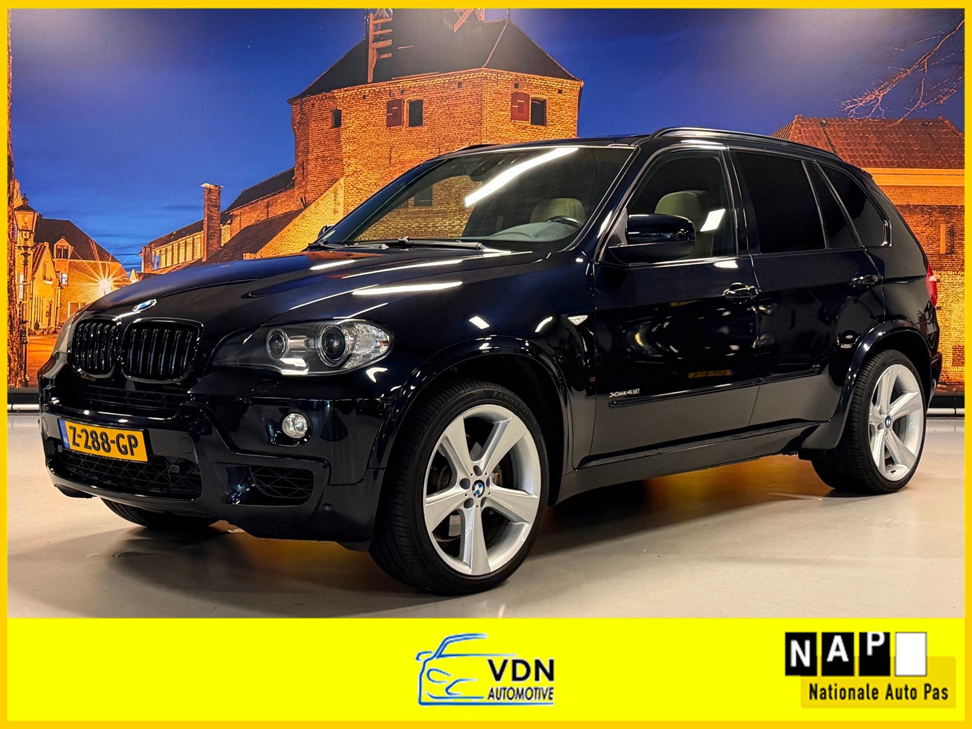 BMW X5 XDrive48i M-Sport Aut 7-Persoons Full Options *BTW*, Auto's, Automaat, Gebruikt, 138 €/maand, Zwart