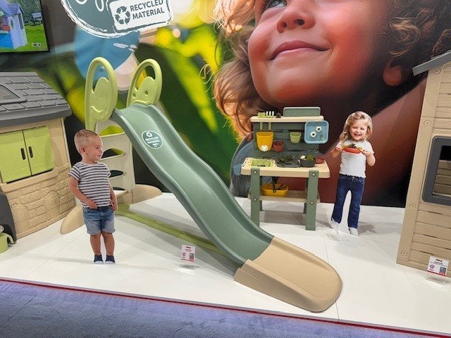 Smoby Glijbaan XL met waterfunctie groen blauw 2026 nu €129, Ophalen of Verzenden, Nieuw