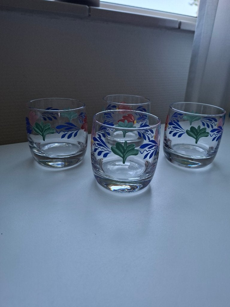 Boerenbont glazen, Ophalen, Glas of Glazen, Boerenbont, Glas