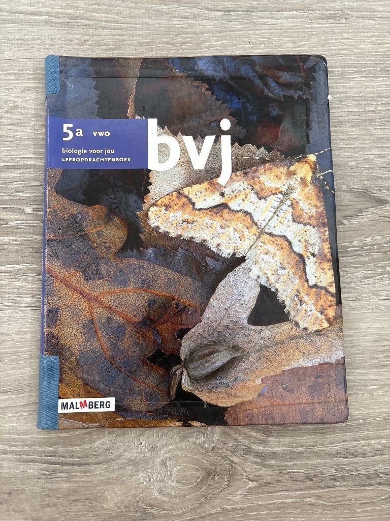 Biologie voor jou 5 VWO (boek a en b), Gelezen, VWO, Malmberg, Biologie