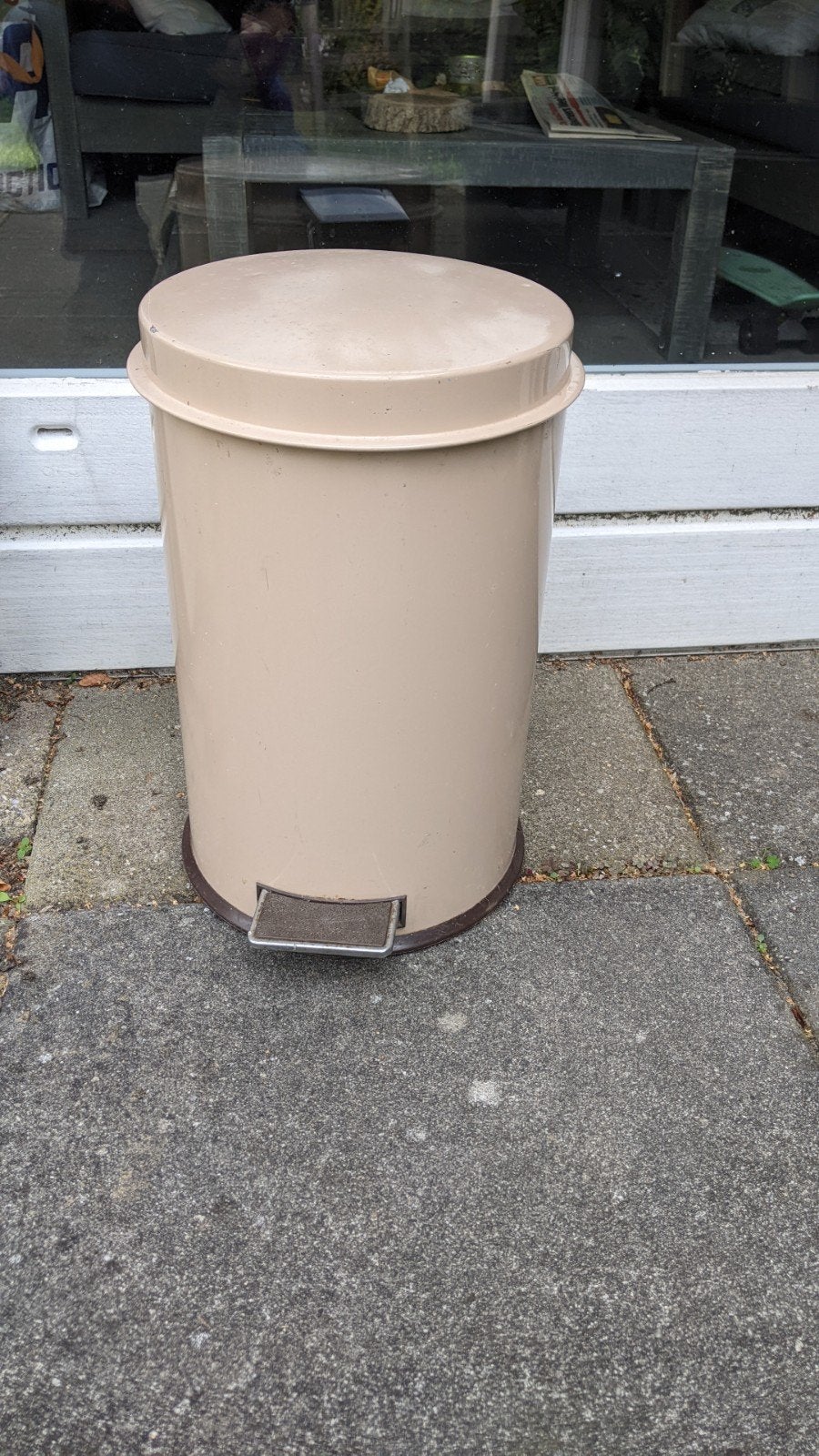 10 liter pedaalemmer vuilnisbak restemmer enz€ 2.50, Ophalen, Metaal