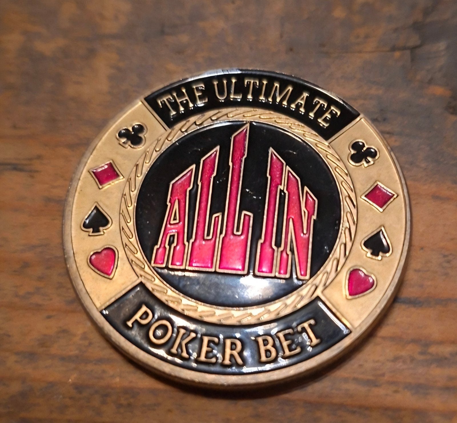Poker Card protector, Een of twee spelers, Ophalen of Verzenden, Zo goed als nieuw, Onbekend