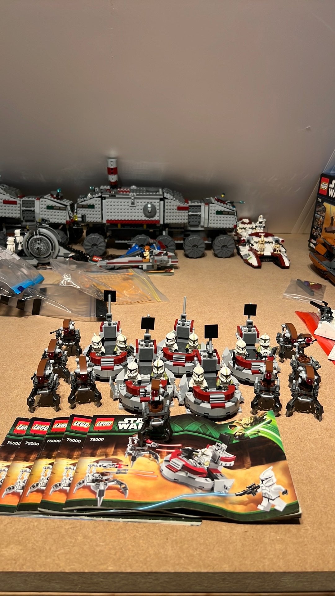 Lego 75000 Star Wars Clone Troopers vs Droideka’s (5x), Ophalen of Verzenden, Zo goed als nieuw
