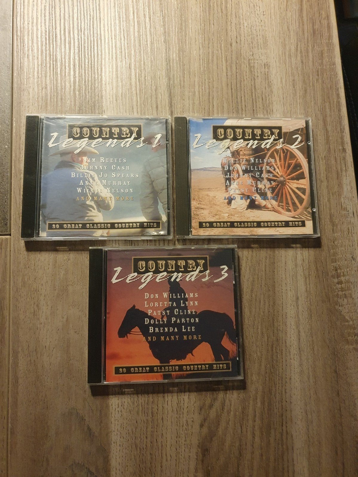 3x cd country legends, Ophalen of Verzenden, Zo goed als nieuw
