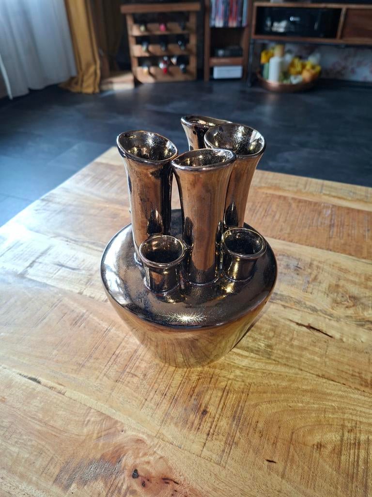 Tulpenvaas tulpen vaas  daan kromhout, Huis en Inrichting, Woonaccessoires | Etagères, Zo goed als nieuw, Ophalen of Verzenden