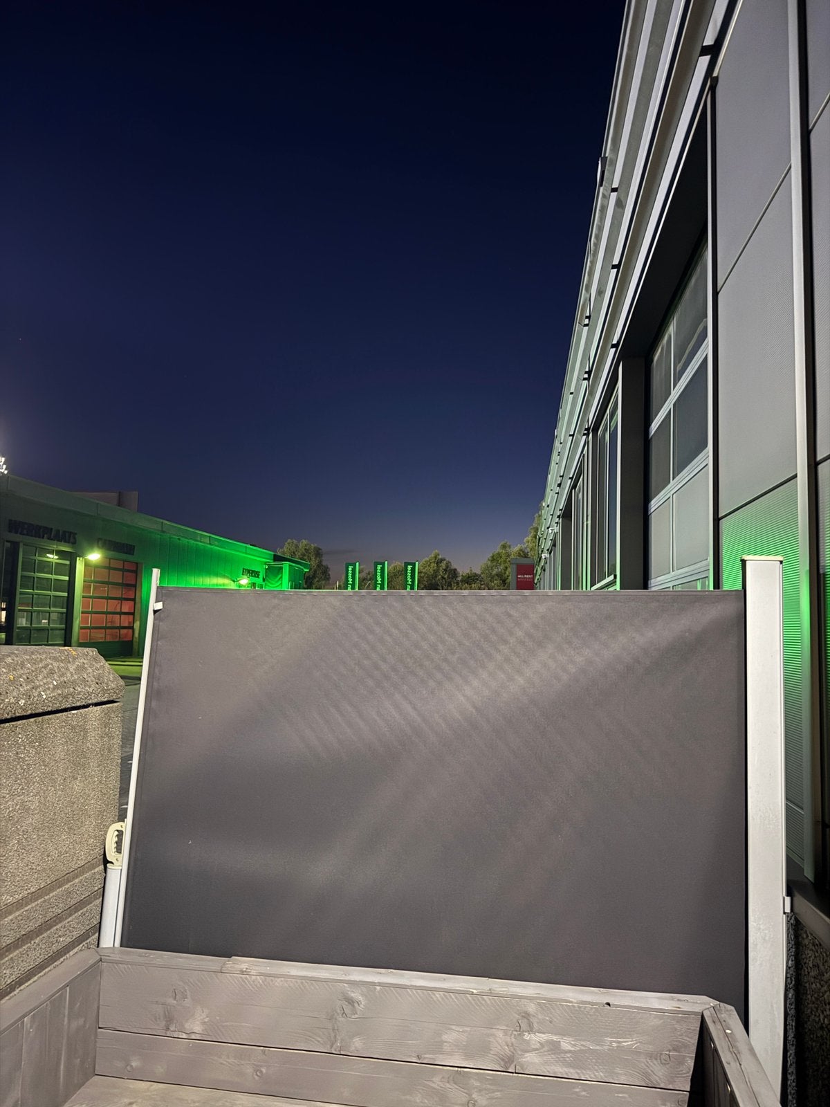 Wind scherm tuin scherm 3,50 breed 1,80 hoog, Ophalen, Zo goed als nieuw, 200 cm of meer, 150 tot 200 cm