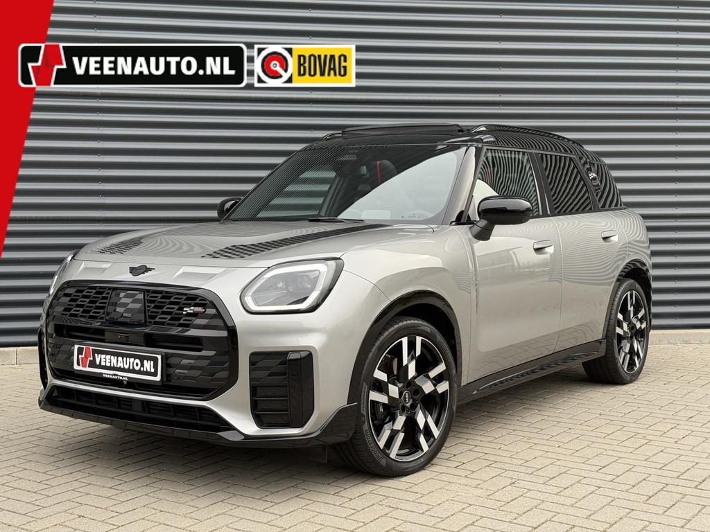 MINI Countryman 1.5 C John Cooper Works L H&K/Pano/360Cam, Auto's, Automatische klimaatregeling, Gebruikt, Zwart, Leder