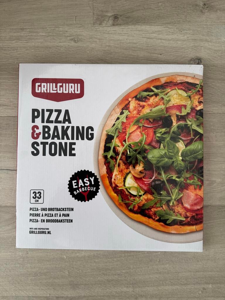 Nieuwe Grill Guru Pizza & Broodbaksteen 33 cm, Ophalen of Verzenden, Nieuw