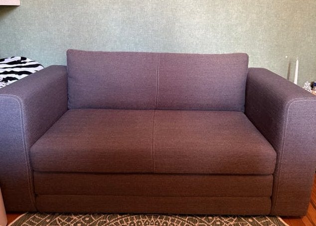 Ikea slaapbank, Ophalen, Tweepersoons, Zo goed als nieuw, Minder dan 150 cm