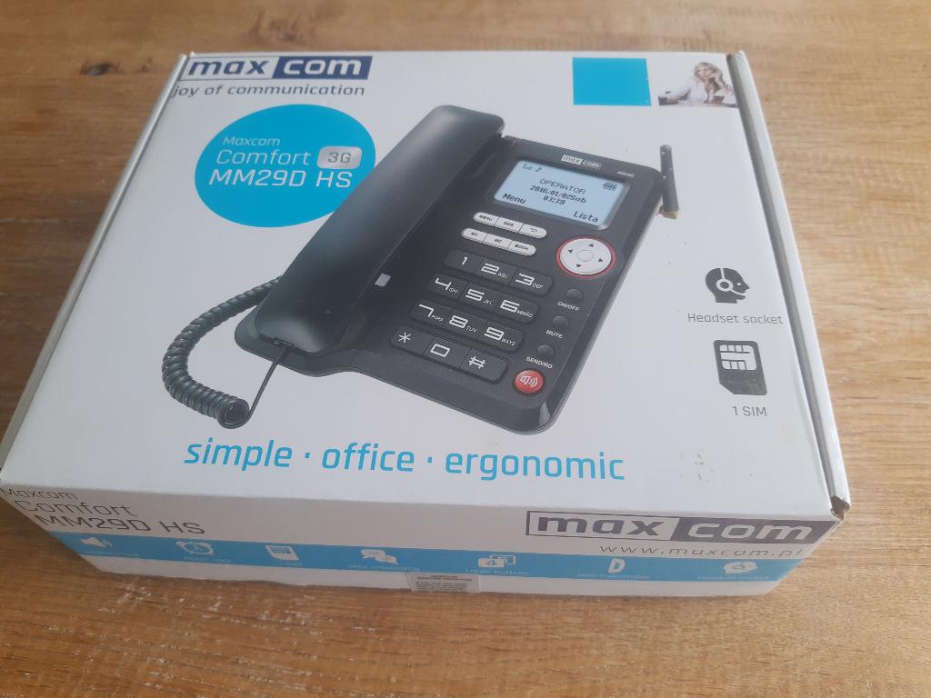 Senioren telefoon Maxcom MM29D HS, 1 handset, MAXCOM, Ophalen of Verzenden, Zo goed als nieuw