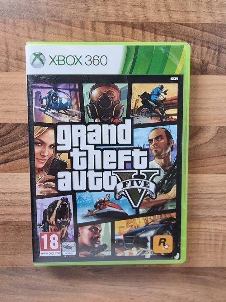 GTA 5 met map, Spelcomputers en Games, Games | Xbox 360, Avontuur en Actie, Vanaf 18 jaar, 1 speler, Ophalen of Verzenden