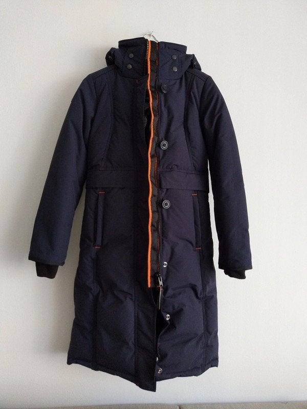 Winterjas: Outdoor Survival Canada/ Nuaja parka Wos1101, Blauw, Outdoor Survival Canada, Nieuw, Ophalen of Verzenden
