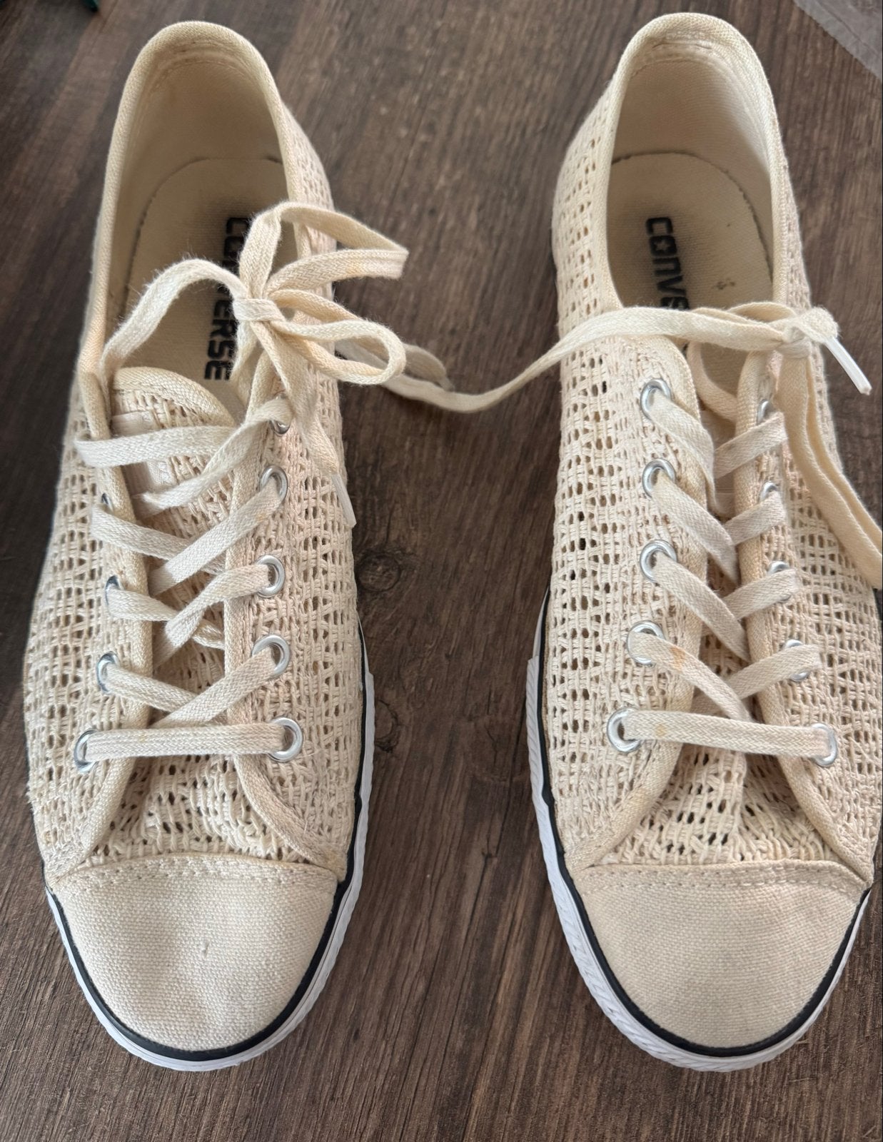 Converse All Stars - Maat 38,5, Kleding | Dames, Schoenen, Ophalen of Verzenden, Gedragen, Beige, Sneakers of Gympen