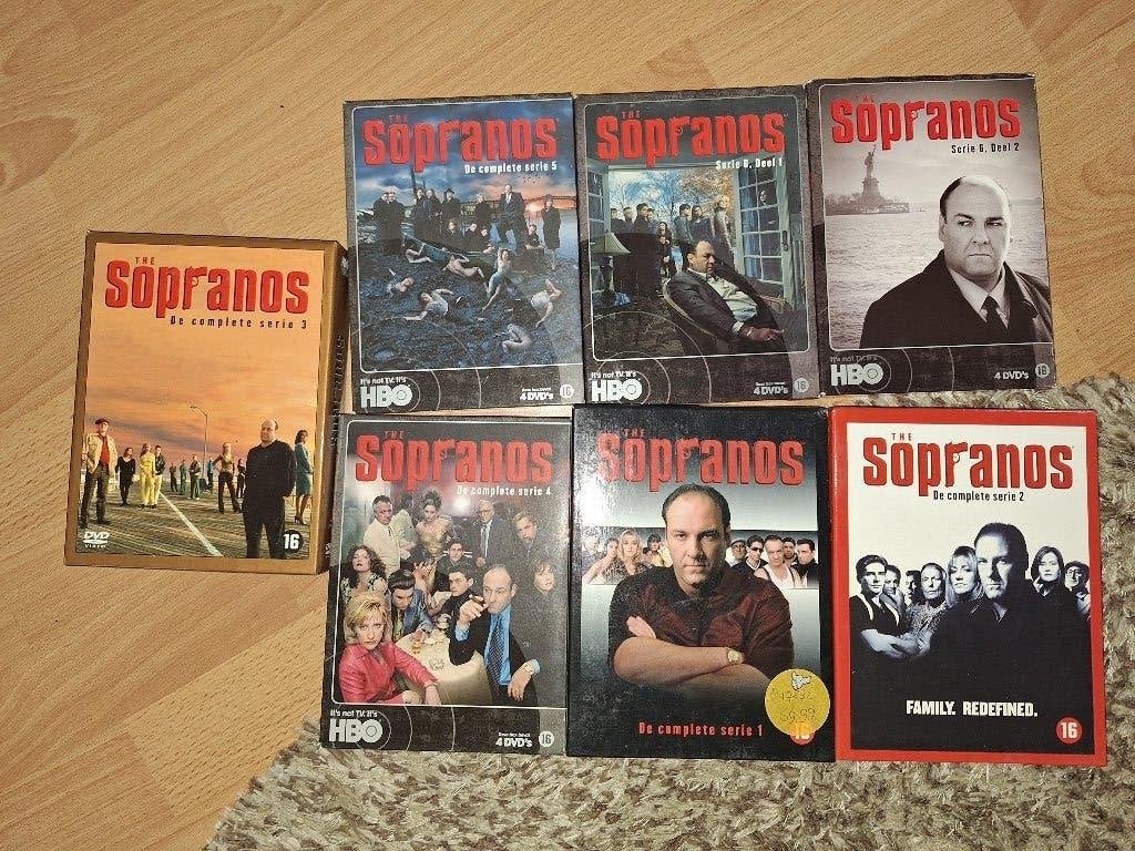 sopranos compleet 1 t/m. 6, Cd's en Dvd's, Vanaf 9 jaar, Ophalen of Verzenden, Zo goed als nieuw, Actie en Avontuur