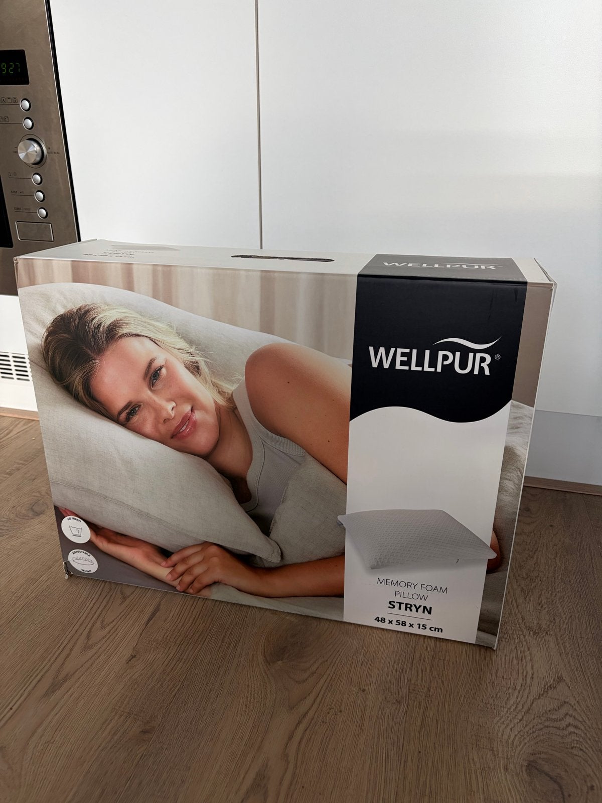 Wellpur Stryn Memory Foam Kussen, Overige merken, Wit, Nieuw, Ophalen of Verzenden