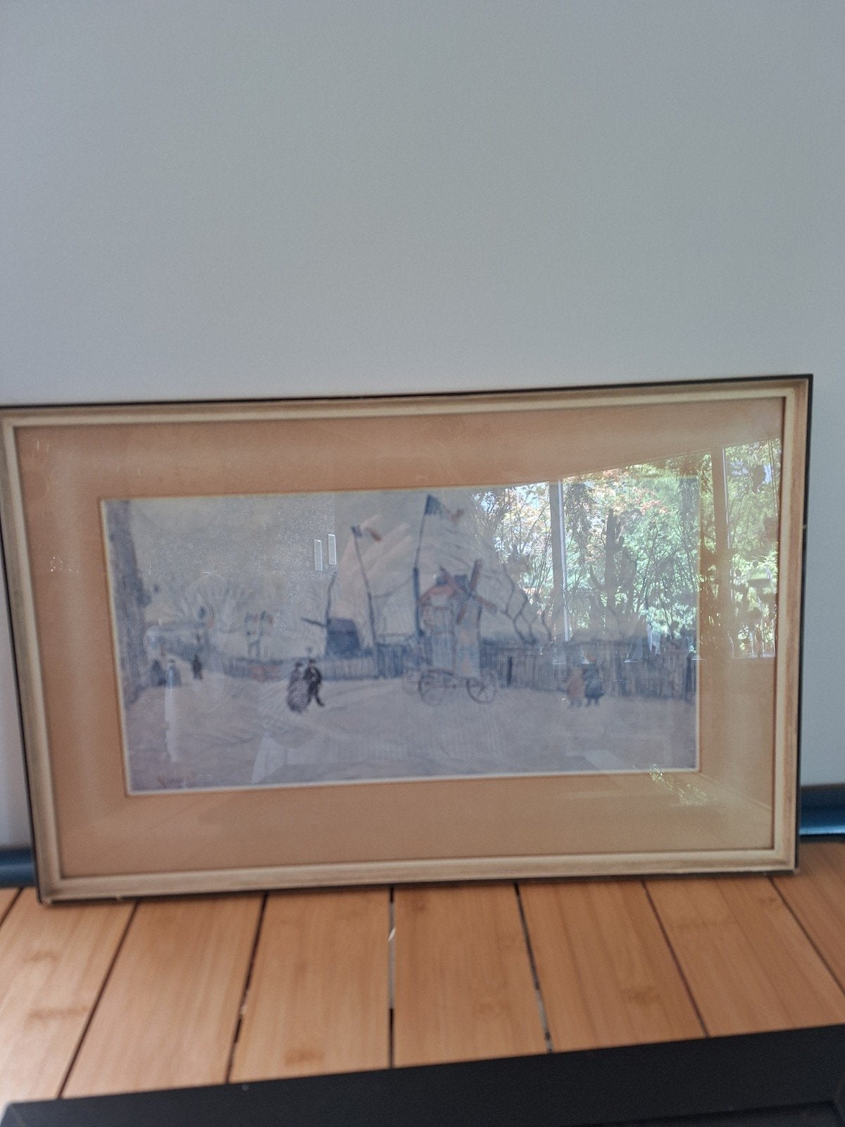 Ingelijste print van Vincent van Gogh - Stadsgezicht, Antiek en Kunst, Kunst | Schilderijen | Klassiek, Ophalen