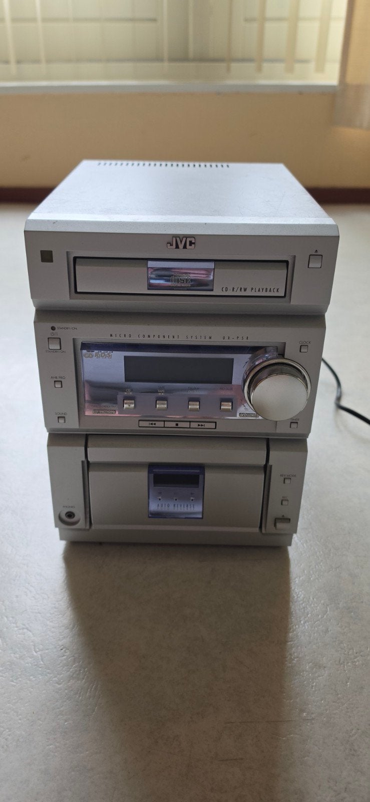 JVC Micro Component System UX-P5R met CD, Cassette & Radio, Audio, Tv en Foto, Stereo-sets, Gebruikt, JVC, Ophalen of Verzenden