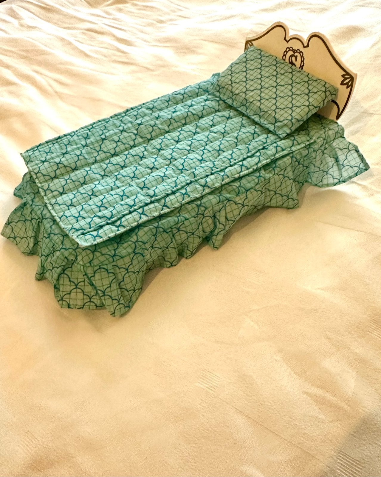 Sindy bed - Pedigree - met originele doos, Verzenden, Gebruikt, Poppenhuis