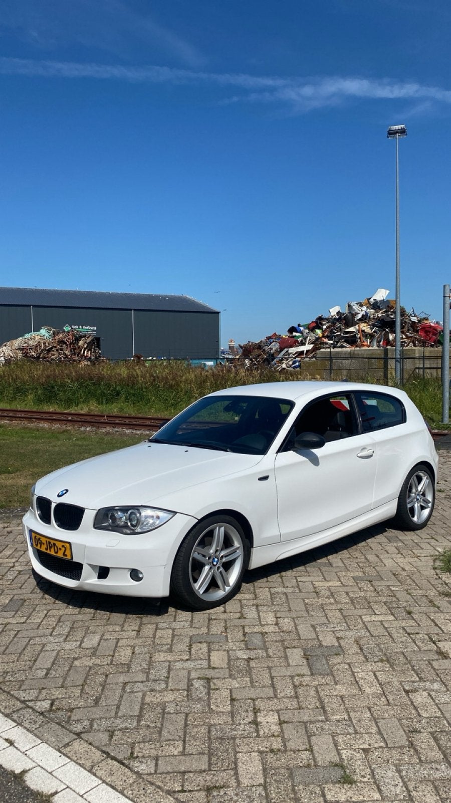 BMW 1-Serie M Pakket Xenon Shadowline 2009 Wit, Auto's, 1-Serie, Achterwielaandrijving, 1995 cc, 4 cilinders