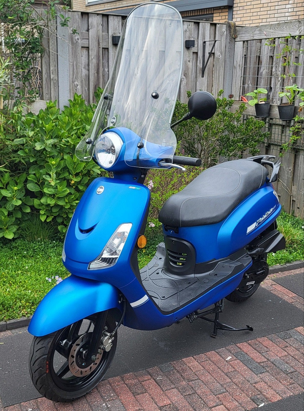 Sym fiddle 2 e5 Bj 2024 snorscooter 3764km, Ophalen of Verzenden, Zo goed als nieuw, Benzine